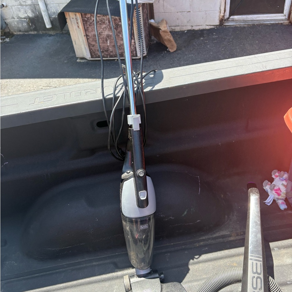 Black and Gray Corded Handheld Vacuum